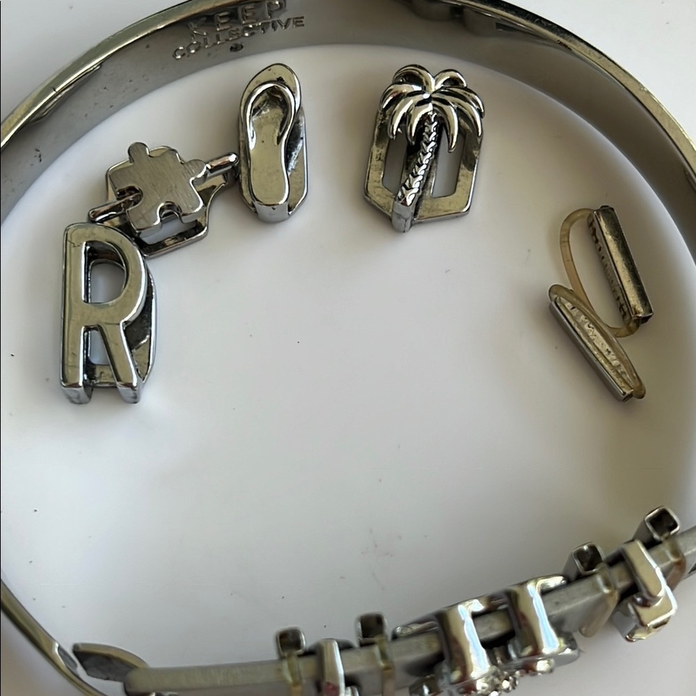 KEEP Collective Silver and Pink Bracelet Modern Design - Picture 5 of 5
